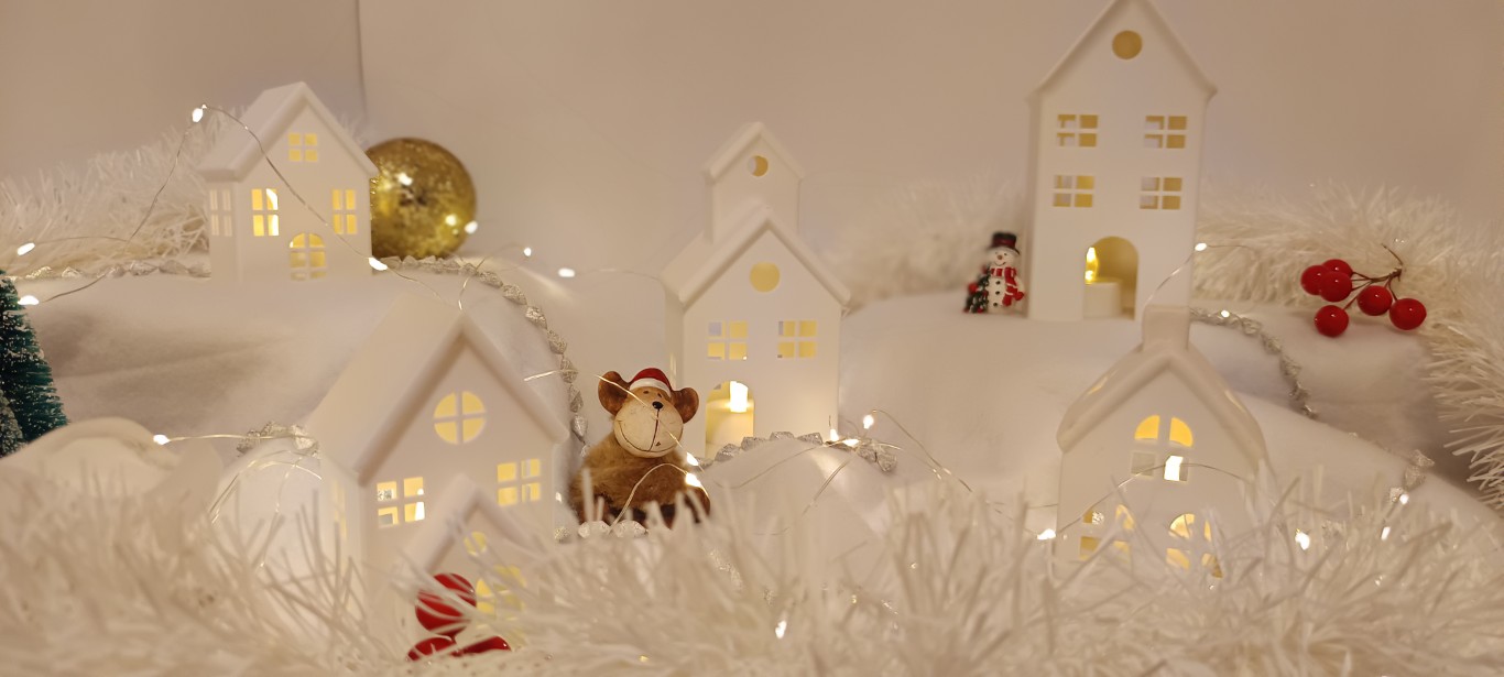 3D Christmas Houses for Tea Lights